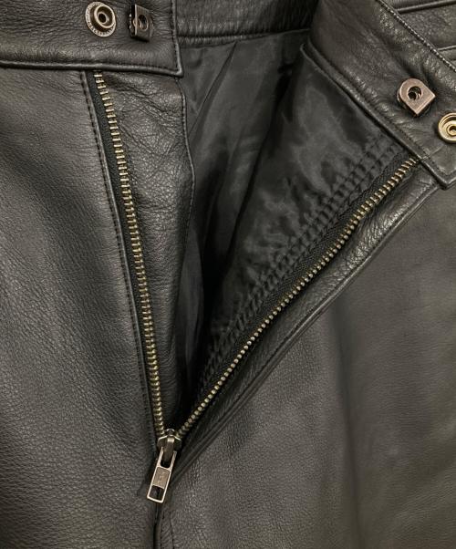 HARLEY-DAVIDSON（ハーレーダビッドソン）HARLEY-DAVIDSON (ハーレーダビッドソン) レザーパンツ ブラック サイズ:44の古着・服飾アイテム