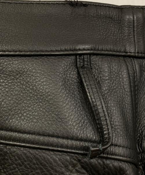 HARLEY-DAVIDSON（ハーレーダビッドソン）HARLEY-DAVIDSON (ハーレーダビッドソン) レザーパンツ ブラック サイズ:44の古着・服飾アイテム