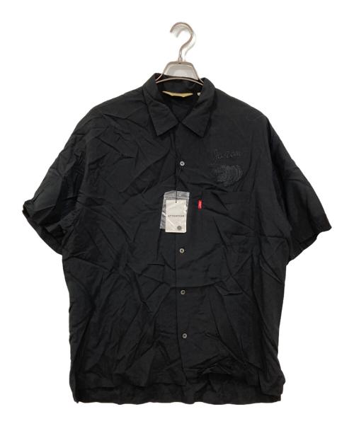 AVIREX（アヴィレックス）AVIREX (アヴィレックス) 刺繍開襟シャツ ブラック サイズ:XLの古着・服飾アイテム
