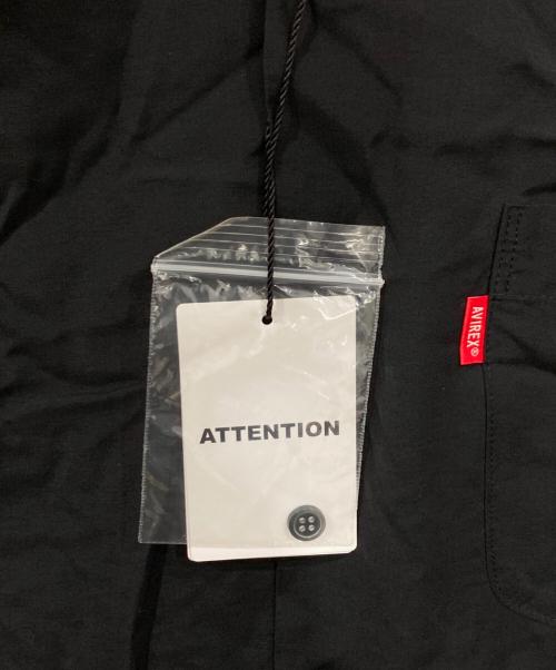 AVIREX（アヴィレックス）AVIREX (アヴィレックス) 刺繍開襟シャツ ブラック サイズ:XLの古着・服飾アイテム