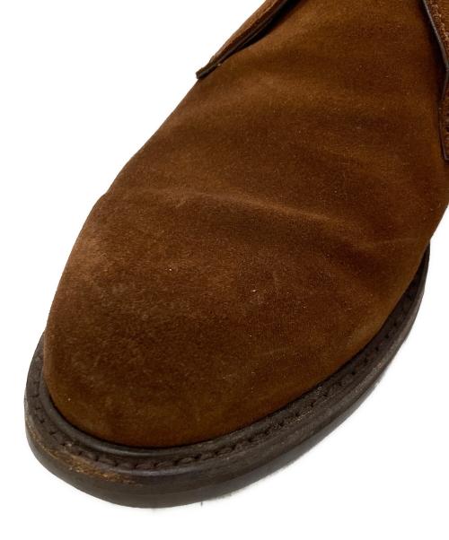 berwick（バーウィック）berwick (バーウィック) スエード チャッカブーツ ブラウン サイズ:7の古着・服飾アイテム