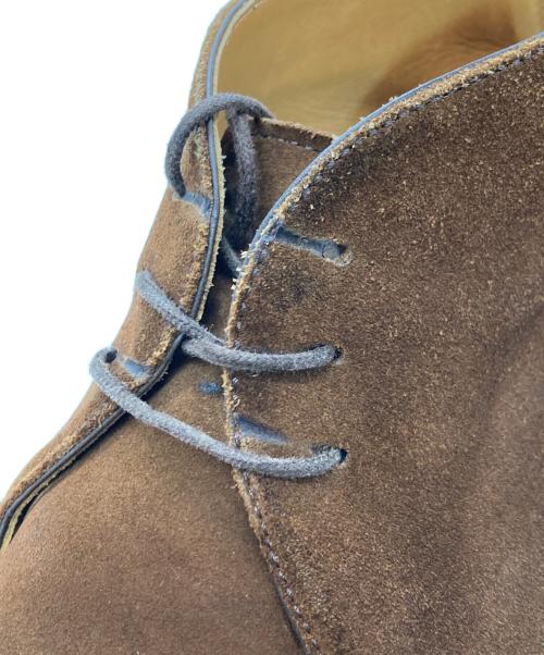 berwick（バーウィック）berwick (バーウィック) スエード チャッカブーツ ブラウン サイズ:7の古着・服飾アイテム