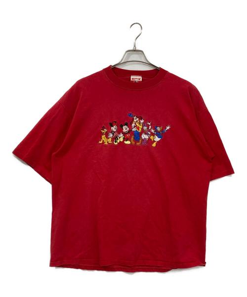 MICKEY.inc（ミッキー）MICKEY.inc (ミッキー) 刺繍ワッペンTシャツ レッド サイズ: L/XLの古着・服飾アイテム