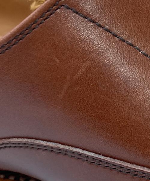 SCOTCH GRAIN（スコッチグレイン）SCOTCH GRAIN (スコッチグレイン) ストレートチップシューズ ブラウン サイズ:25 1/2の古着・服飾アイテム