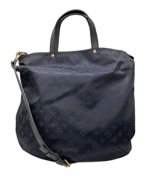 russet（ラシット）russet (ラシット) 2WAYトートバッグ ネイビーの古着・服飾アイテム
