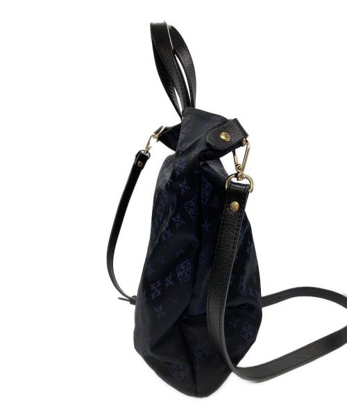 russet（ラシット）russet (ラシット) 2WAYトートバッグ ネイビーの古着・服飾アイテム