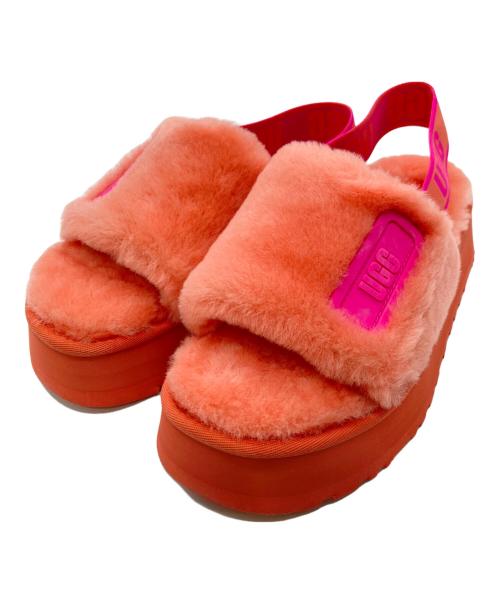 UGG（アグ）UGG (アグ) ディスコスライドサンダル ピンク サイズ:25の古着・服飾アイテム
