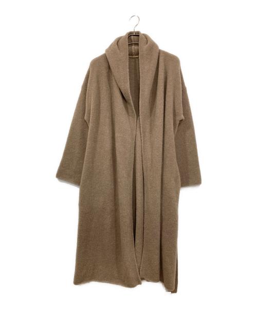 DEUXIEME CLASSE（ドゥーズィエム クラス）Deuxieme Classe (ドゥーズィエム クラス) Alpaca Long Gown ベージュ サイズ:FREEの古着・服飾アイテム