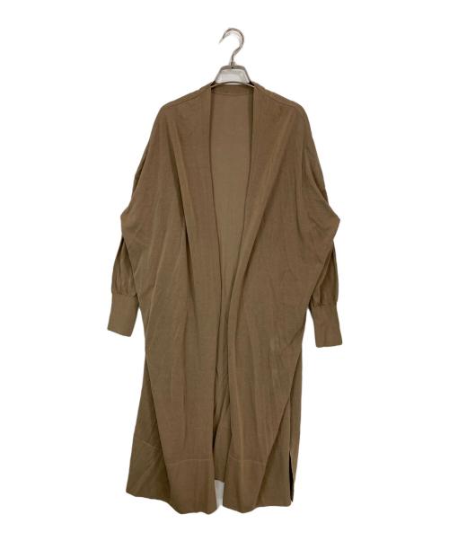 MUSE de Deuxieme Classe（ミューズ ドゥーズィエム クラス）MUSE de Deuxieme Classe (ミューズ ドゥーズィエム クラス) ShakecodeVネックロングカーディガン ブラウン サイズ:FREEの古着・服飾アイテム