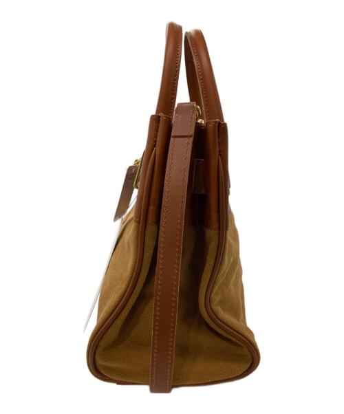 SITA PARANTICA（シータパランティカ）sita parantica (シータパランティカ) キャンバスレザーバッグ ブラウンの古着・服飾アイテム