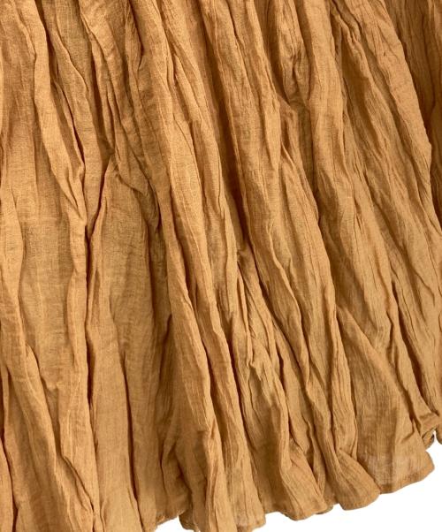 Mes Demoiselles...（メドモワゼル）Mes Demoiselles... (メドモワゼル) スカート ブラウン サイズ:34 未使用品の古着・服飾アイテム