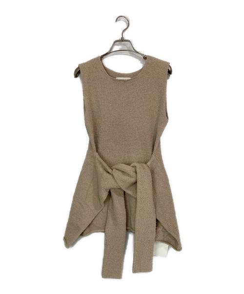 Lauren Manoogian（ローレン マヌージアン）Lauren Manoogian (ローレン マヌージアン) TIE PULLOVER ベージュ サイズ:1の古着・服飾アイテム