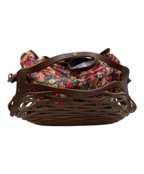 CLEDRAN（クレドラン）CLEDRAN (クレドラン) newtral BIRKENSTOCK レザーメッシュバッグ ブラウンの古着・服飾アイテム