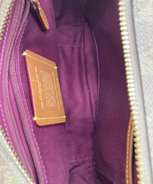 COACH（コーチ）COACH (コーチ) Disney (ディズニー) コラボカメラバッグウィズダルメシアン ピンクベージュの古着・服飾アイテム