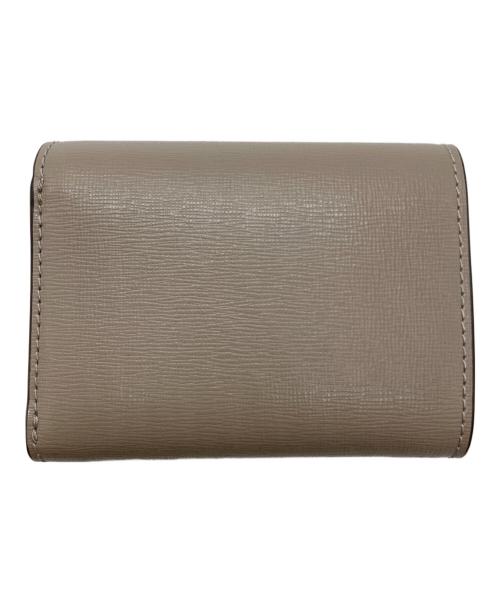 TORY BURCH（トリーバーチ）TORY BURCH (トリーバーチ) コンパクトウォレット グレー×ピンクの古着・服飾アイテム