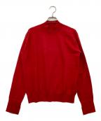 MUSE de Deuxieme Classeミューズ ドゥーズィエム クラス）の古着「ボトルネックニット P/O」｜レッド