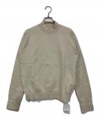 MUSE de Deuxieme Classeミューズ ドゥーズィエム クラス）の古着「ボトルネックニット P/O」｜ベージュ