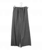 MARECHAL TERREマルシャルテル）の古着「ウール混セミワイドパンツ」｜グレー