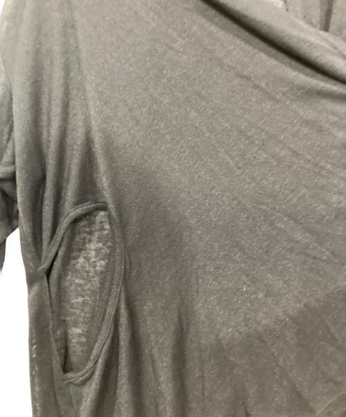 LIMI feu（リミフゥ）LIMI feu (リミフゥ) アシンメトリー カーディガン ブラック サイズ:Sの古着・服飾アイテム