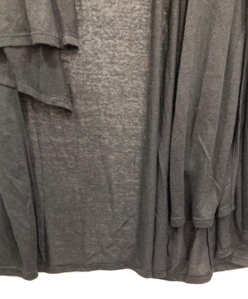 LIMI feu（リミフゥ）LIMI feu (リミフゥ) アシンメトリー カーディガン ブラック サイズ:Sの古着・服飾アイテム