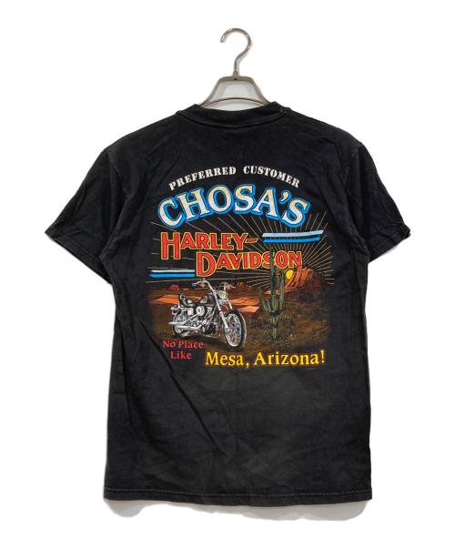 HARLEY-DAVIDSON（ハーレーダビッドソン）HARLEY-DAVIDSON (ハーレーダビッドソン) プリントTシャツ ブラック サイズ:Ⅿの古着・服飾アイテム