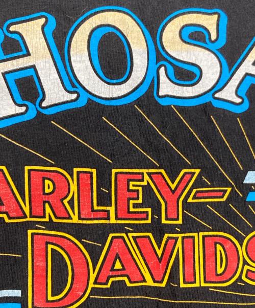 HARLEY-DAVIDSON（ハーレーダビッドソン）HARLEY-DAVIDSON (ハーレーダビッドソン) プリントTシャツ ブラック サイズ:Ⅿの古着・服飾アイテム