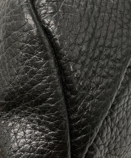 roar（ロアー）roar (ロアー) レザーウエストバッグ ブラックの古着・服飾アイテム