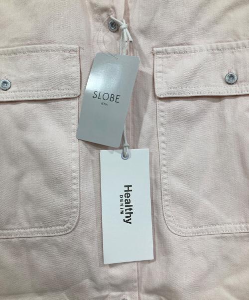 Healthy DENIM（ヘルシーデニム）Healthy denim (ヘルシーデニム) SLOBE別注 ビッグシャツ ピンク サイズ:FREE 未使用品の古着・服飾アイテム