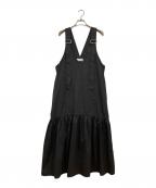 SLOBE IENAスローブ イエナ）の古着「Vネック ギャザージャンスカ」｜インディゴ