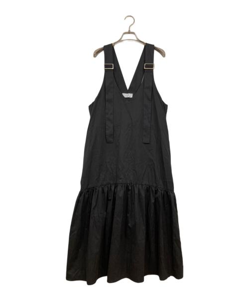 SLOBE IENA（スローブ イエナ）SLOBE IENA (スローブ イエナ) Vネック ギャザージャンスカ インディゴ サイズ:FREEの古着・服飾アイテム