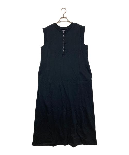 SHIPS any（シップスエニィ）SHIPS any (シップスエニィ) USAコットン ヘンリーネック Aライン ワンピース ネイビー サイズ:FREEの古着・服飾アイテム