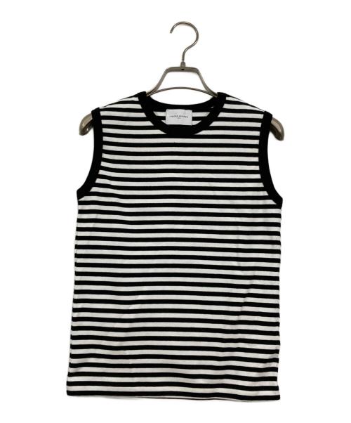 UNITED ARROWS（ユナイテッドアローズ）UNITED ARROWS (ユナイテッドアローズ) コットン フライス ノースリーブトップス ブラック サイズ:FREEの古着・服飾アイテム