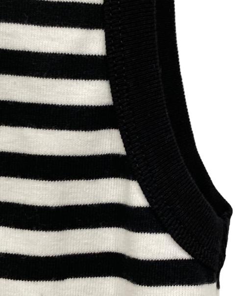 UNITED ARROWS（ユナイテッドアローズ）UNITED ARROWS (ユナイテッドアローズ) コットン フライス ノースリーブトップス ブラック サイズ:FREEの古着・服飾アイテム