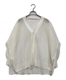 JOURNAL STANDARD relume（ジャーナルスタンダード レリューム）の古着「メッシュカーディガン」｜ホワイト