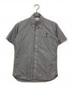 NUMBER (N)INE×STUDIOUSナンバーナイン×ステュディオス）の古着「音符刺繍ロゴ半袖シャツ」｜グレー