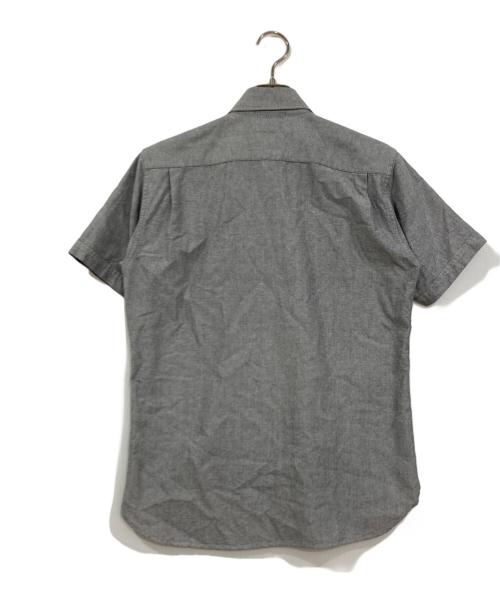 NUMBER (N)INE（ナンバーナイン）NUMBER (N)INE (ナンバーナイン) STUDIOUS (ステュディオス) 音符刺繍ロゴ半袖シャツ グレー サイズ:1の古着・服飾アイテム