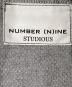 中古・古着 NUMBER (N)INE (ナンバーナイン) STUDIOUS (ステュディオス) 音符刺繍ロゴ半袖シャツ グレー サイズ:1：6000円
