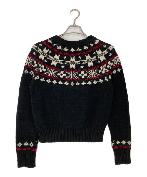 POLO RALPH LAUREN（ポロ・ラルフローレン）POLO RALPH LAUREN (ポロ・ラルフローレン) フェアアイルノルディックアルパカセーター ブラック サイズ:XSの古着・服飾アイテム