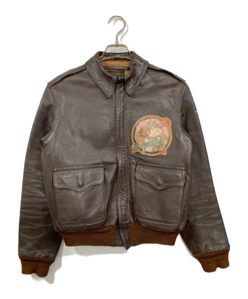 THE REAL McCOY'S（ザ・リアルマッコイズ）THE REAL McCOY'S (ザ・リアルマッコイズ) フライトジャケット ブラウン サイズ:36の古着・服飾アイテム
