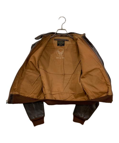 THE REAL McCOY'S（ザ・リアルマッコイズ）THE REAL McCOY'S (ザ・リアルマッコイズ) フライトジャケット ブラウン サイズ:36の古着・服飾アイテム