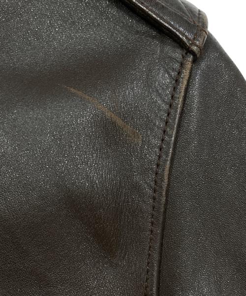 THE REAL McCOY'S（ザ・リアルマッコイズ）THE REAL McCOY'S (ザ・リアルマッコイズ) フライトジャケット ブラウン サイズ:36の古着・服飾アイテム