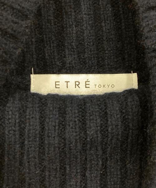 ETRE TOKYO（エトレトウキョウ）ETRE TOKYO (エトレトウキョウ) ハイネックニット ネイビー サイズ:FREEの古着・服飾アイテム