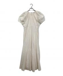 CLANE（クラネ）の古着「ドットメッシュワンピース」｜アイボリー