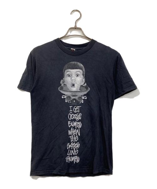 stussy（ステューシー）stussy (ステューシー) 00'sプリントTシャツ ブラック サイズ:Sの古着・服飾アイテム