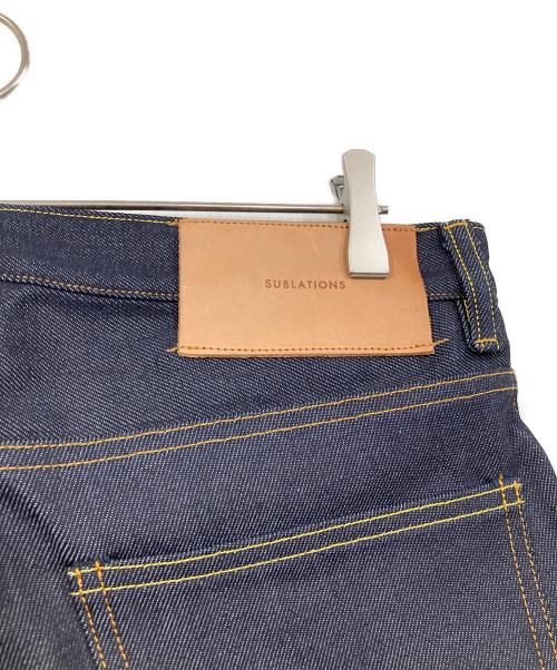 SUBLATIONS（サブレーションズ）SUBLATIONS (サブレーションズ) 25ss 2TUCK WIDE DENIM PANTS -ENTASIS Mk-Ⅱ インディゴ サイズ:2の古着・服飾アイテム