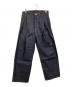 SUBLATIONS（サブレーションズ）の古着「25ss 2TUCK WIDE DENIM PANTS -ENTASIS Mk-Ⅱ」｜インディゴ