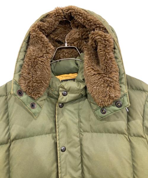 RRL（ダブルアールエル）RRL (ダブルアールエル) Coated Twill Quilted Jacket/used加工中綿ジャケット グリーン サイズ:Ⅿの古着・服飾アイテム
