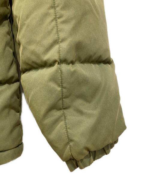 RRL（ダブルアールエル）RRL (ダブルアールエル) Coated Twill Quilted Jacket/used加工中綿ジャケット グリーン サイズ:Ⅿの古着・服飾アイテム