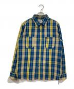 Pherrow'sフェローズ）の古着「チェックネルシャツ」｜ブルー