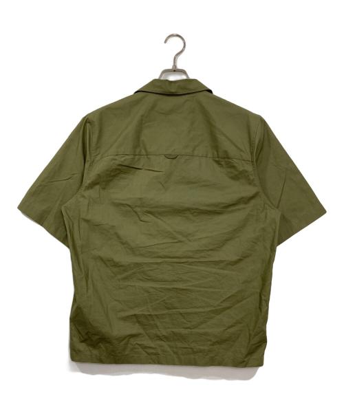 DIESEL（ディーゼル）DIESEL (ディーゼル) オープンカラーシャツ グリーン サイズ:48の古着・服飾アイテム
